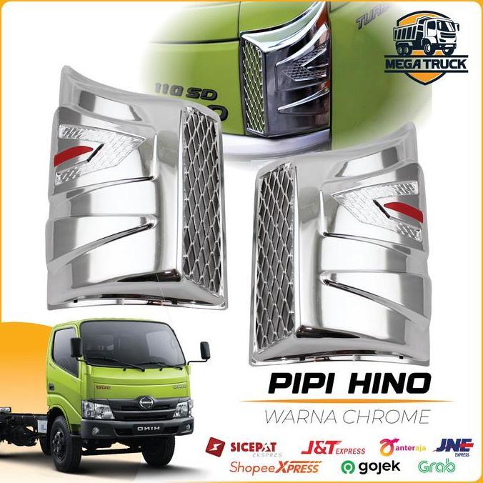 Pipi Truk Hino Dyna Dutro Warna Chrome Aksesoris Truk Baru