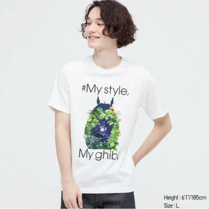 UNIQLO-MEN UT T-SHIRT MY STYLE MY GHIBLI (TANPA TAS)
