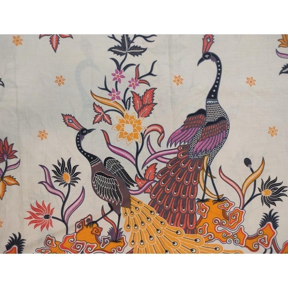 Disc Kain Batik Meteran Potongan Motif Burung Merak
