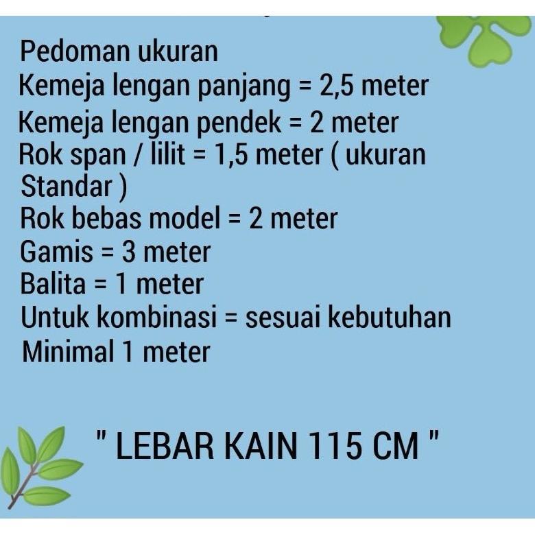 Murah Kain Batik Meteran Halus Lembut Kain Batik Pekalongan Cocok Untuk Rok Kebaya