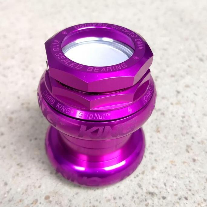 Chris King 2 Nut Headset Purple