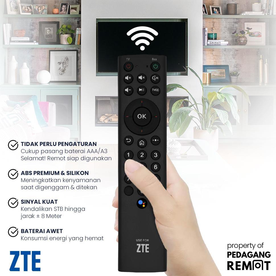 DORRLASTORE REMOTE STB ZTE ZXV10 B860H-V5 B760H IR NON VOICE / REMOT SET TOP BOX ANDROID TV BOX ZTE 