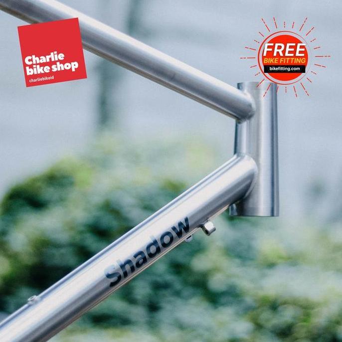 Frameset RB Disc Titanium SHADOW PAVE Seatpost Titanium Fork Carbon
