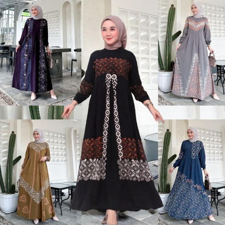 ORIGINAL GAMIS TWILL | GAMIS TWILL ORI PEKALONGAN | GAMIS CAP RAYON PREMIUM CANDI MEKAR | GAMIS TWIL