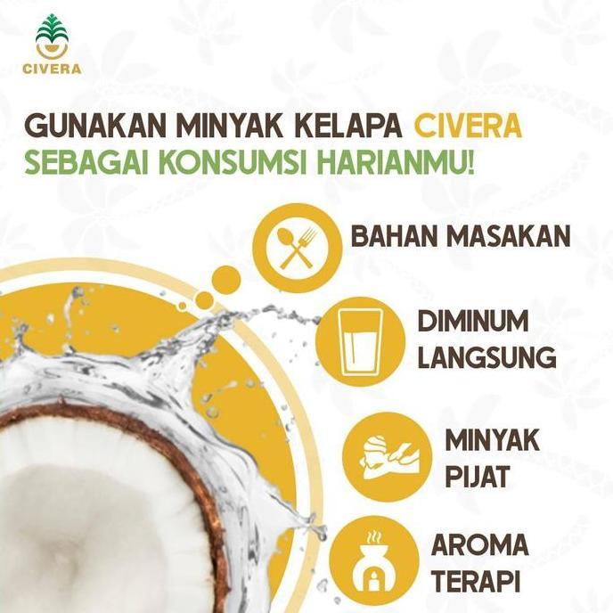 Murah Civera Extra Virgin Coconut Oil 500Ml - Extra Virgin Coconut Oil