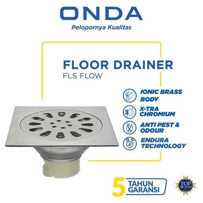 Floor Drain Saringan Got Saringan Kamar Mandi FLS Flow ONDA