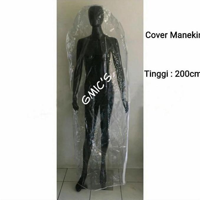 Cover manekin plastik pelindung patung manekin