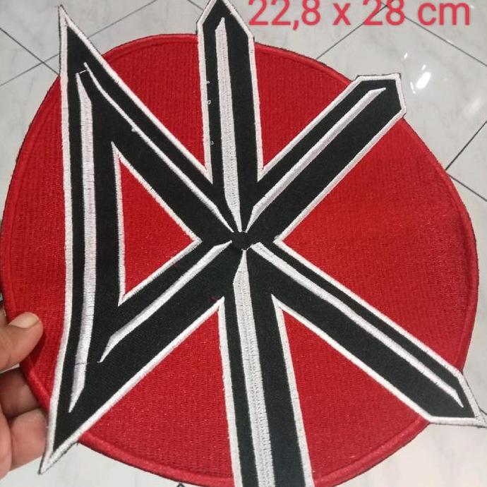 backpatch bordir dk aksesoris tempelan punggung jaket