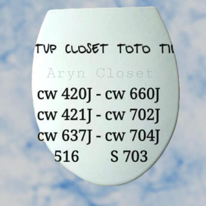 NEW TUTUP CLOSET DUDUK / COVER CLOSET / UNTUK TOTO ORI