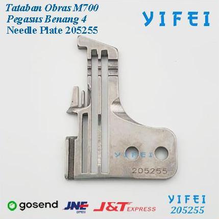 Tataban Mesin Obras Benang 4 Pegasus M700/Needle Plate YIFEI 205255