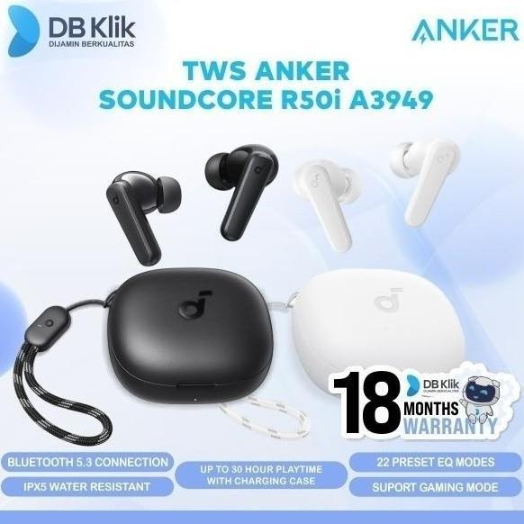 TWS Anker Soundcore R50i A3949 - True Wireless Earbuds Soundcore A3949