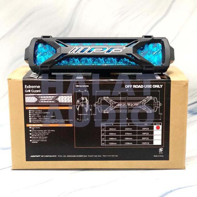 TERMURAH - Lampu IPF Japan 600 Series LED Light Bar 10" Double Row 612SD Hybrid