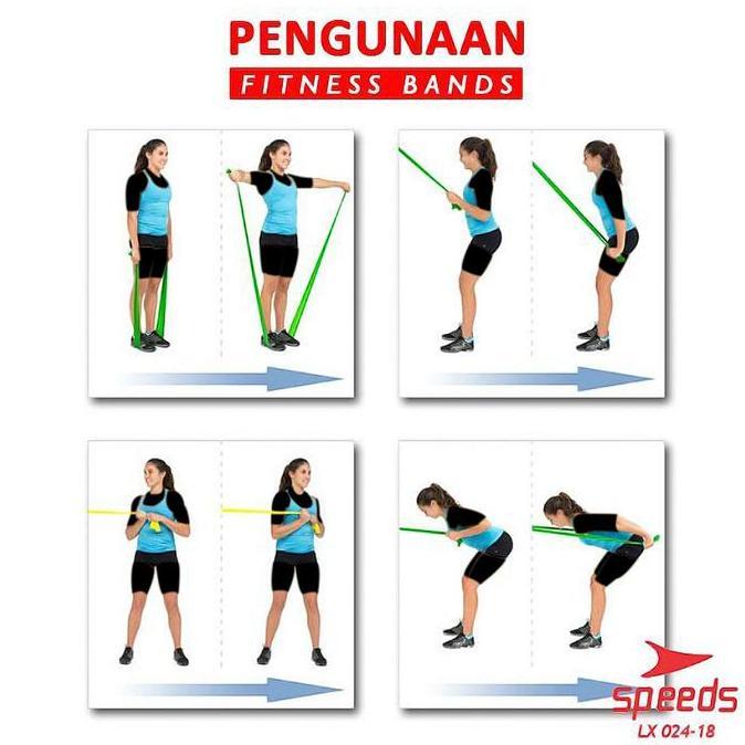 SPEEDS Fitness Band Resistance Band Pull Up Karet Fitness Karet Pull Up  024-18 Alat Olahraga
