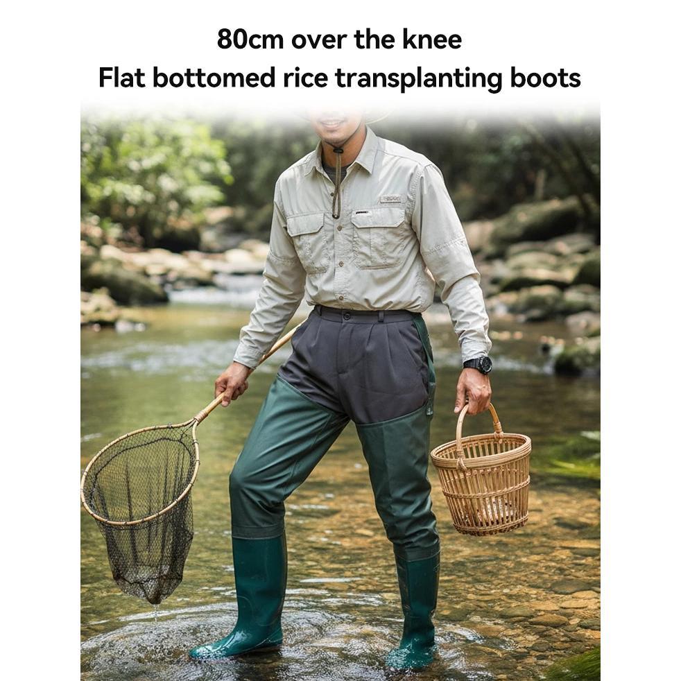 Sepatu Boots Pria Anti Air Sepatu Boot Petani Sawah Panjang Sepatu Boots Boot But Karet Pria Pertani