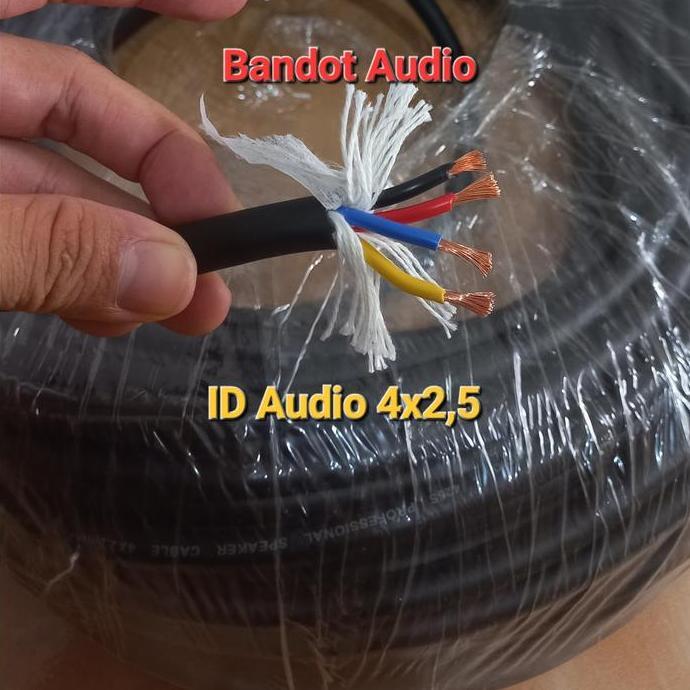 Bandot Audio - Kabel Speaker ID Audio 425S isi 4 ukuran 2,5