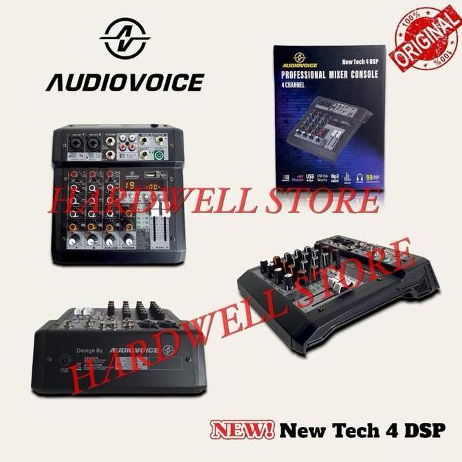 Mixer Audio / Mixer Live Streaming / Mixer Soundcard 4 Channel Audiovoice Original
