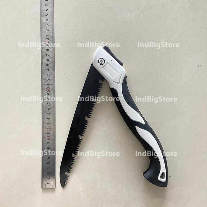 JINGEIZ Gergaji Lipat Kayu Portabel Dari Baja/Gergaji Tangan Lipat Kayu Besar
