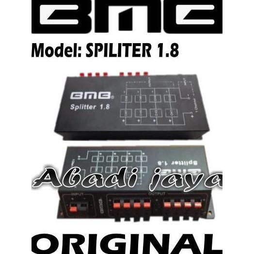 bmb splitter 1.8 1 in 8 out pembagi speaker 4 set original