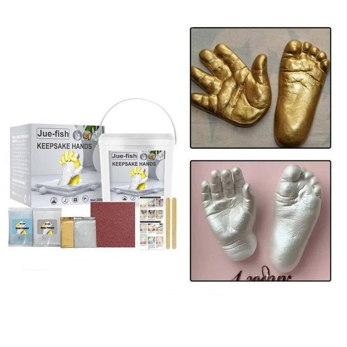 BAQDUNIS DIY Hand Casting Kit Hand Casting Anak Cetakan Patung Tangan Hand Casting Kit Couple