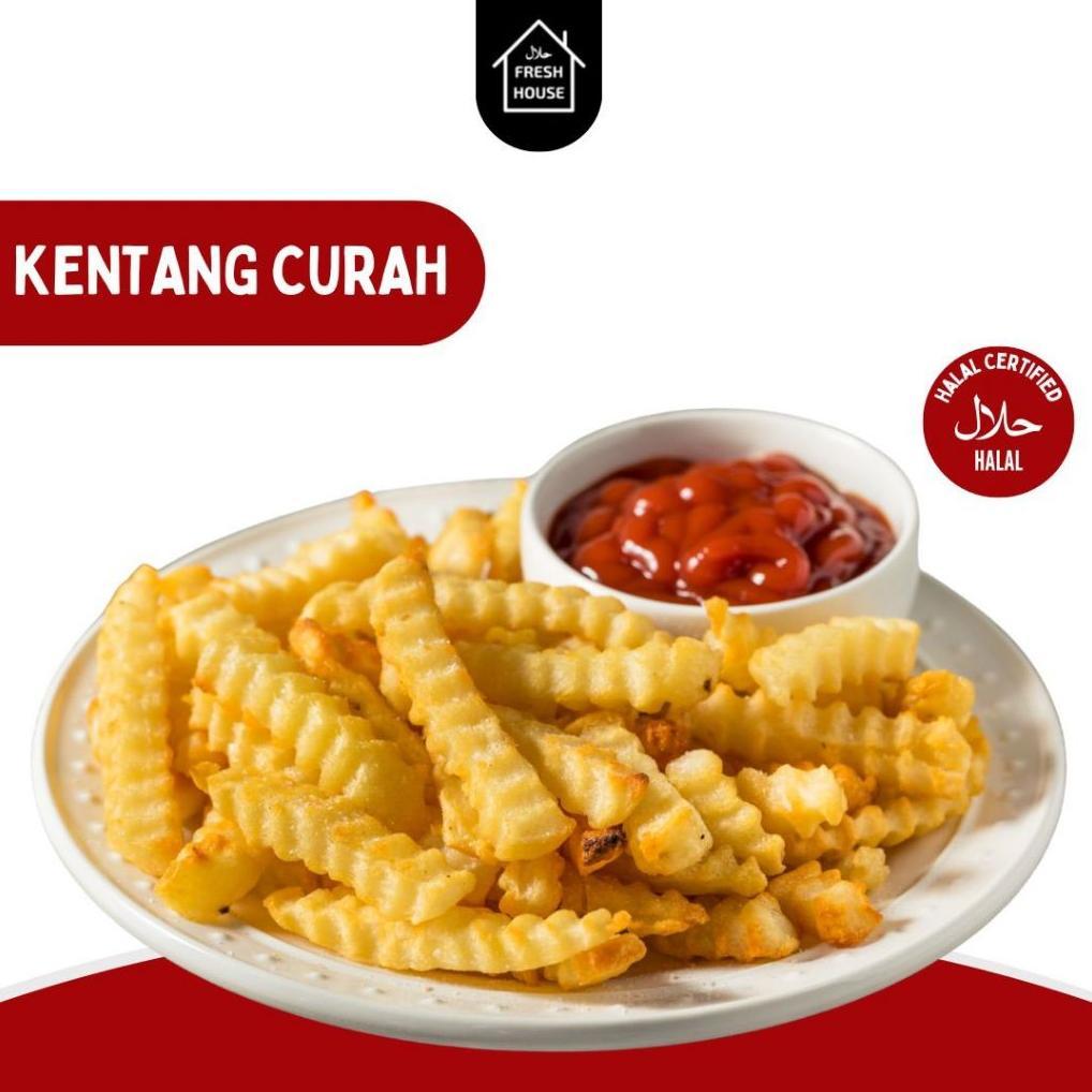 Kentang Curah / French Fries 1Kg / Shoestring / Crinkel7