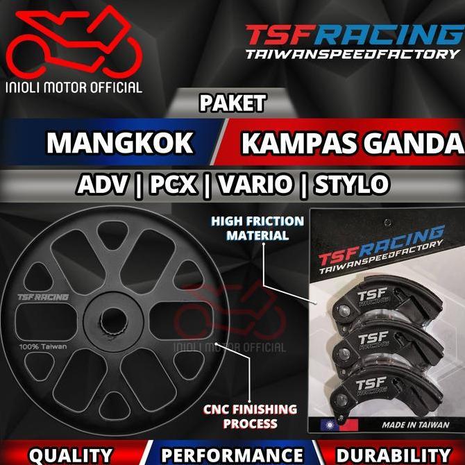 PAKET CVT MANGKOK KAMPAS GANDA TSF RACING AEROX 155 NMAX NEW LEXI 125 155 NMAX NEO AEROX ALPHA B65 B