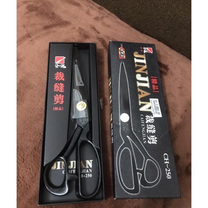 Gunting Kain Besar Jinjian 9 & 10 / Gunting Cai Feng Jian Besar Tajam / Gunting Kain Premium