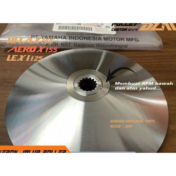 Paket Upgrade Pulley CVT Rumah Roller DZM Racing Yamaha Lexi 125 Aerox 155 NMAX 155 Original