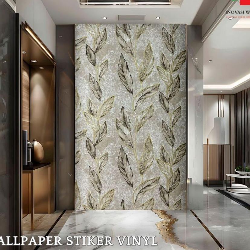 Wallpaper Stiker Dinding Motif Marmer Wallpaper Dinding Vinyl Wallpaper Motif Marmer 120X280Cm