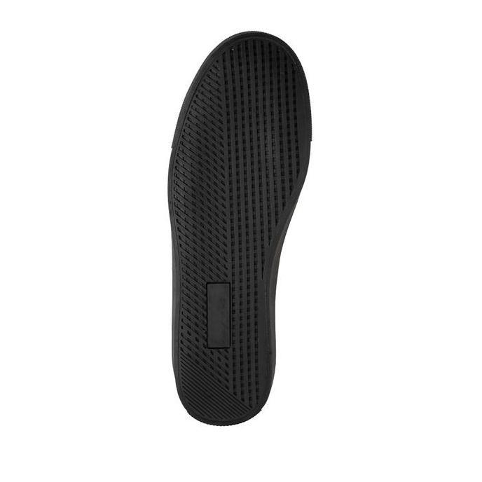 Prabu - Samira Black Sepatu Slip On Sneakers Kulit Wanita Hitam