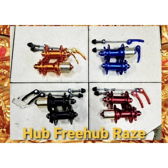 HUB FREEHUB RAZE 32 HOLE 6 BEARING JANGKRIK MTB ROADBIKE SEPEDA LIPAT