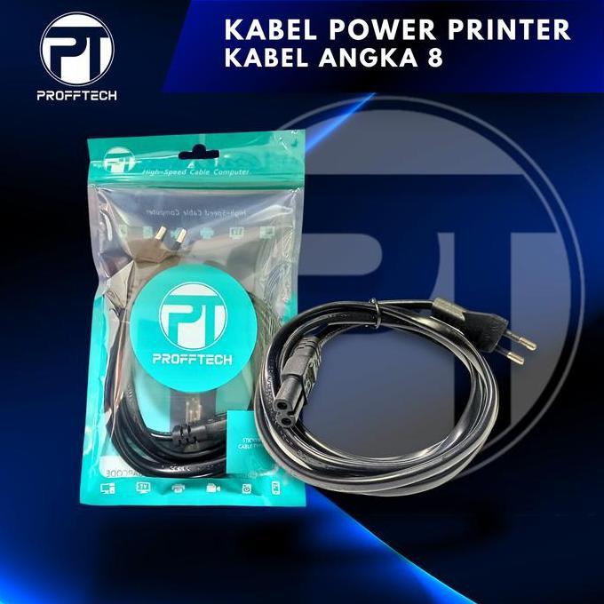 Nect- Kabel Power Printer 3 Meter. Kabel Angka 8. Sni