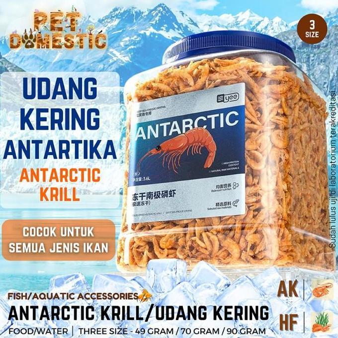 7tridarmasila - Udang Kering Premium Pakan Ikan / Pakan Kura kura / Pakan Arwana