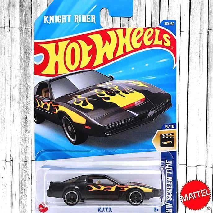 Hot Wheels Knight Rider KITT Hitam Diecast Mobil Sedan Sport New