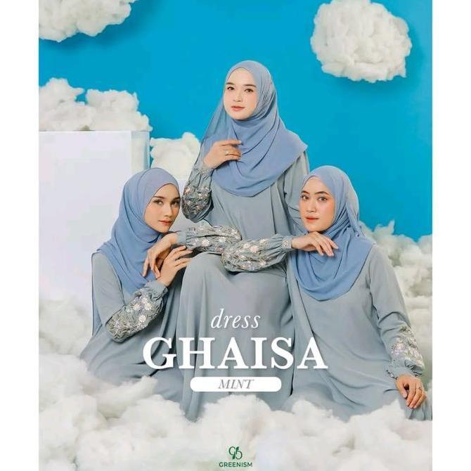 GHAISA DRESS BY GREENISM/GHAISA DRESS GREENISM/GAMIS BY GREENISM/DRESS BY GREENISM/