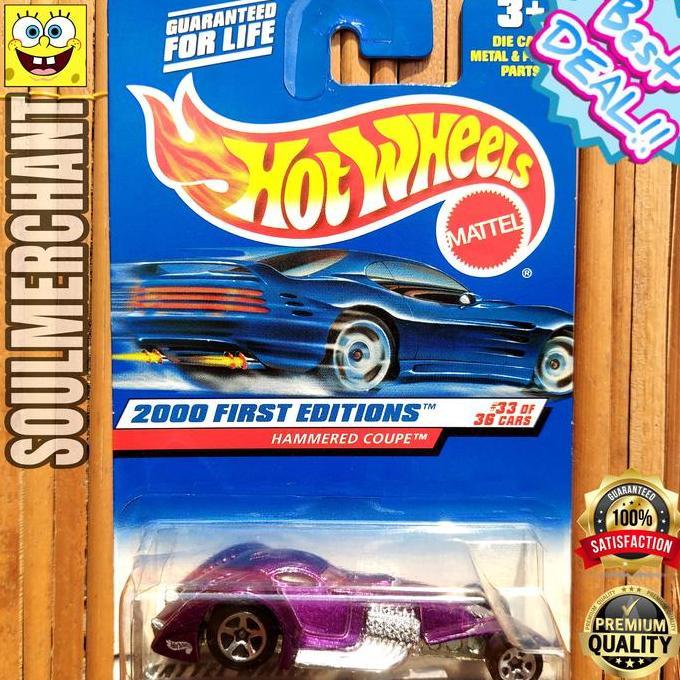 Hot Wheels Hammered Coupe Ungu Mainan Diecast Hotrod Car Ban Plastik New