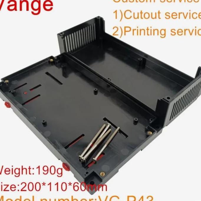 Ricita- Box Casing Plc Arduino Din Rail Panel Electronic Project Elektronik