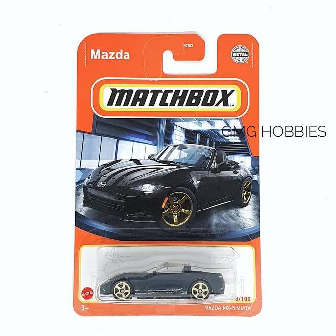 MAZDA MX-5 MIATA HITAM MATCHBOX DIECAST MOBIL MAINAN MINIATUR 092021