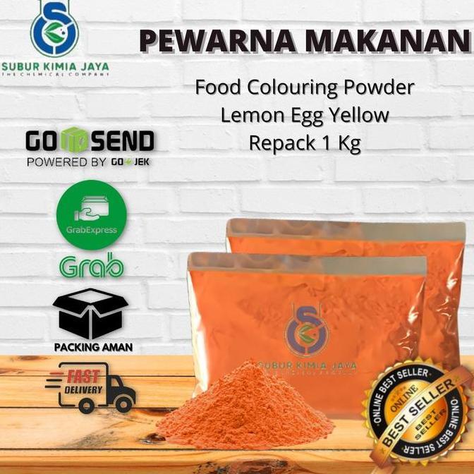 Pewarna Makanan Bubuk Egg Yellow Kuning (100gram)