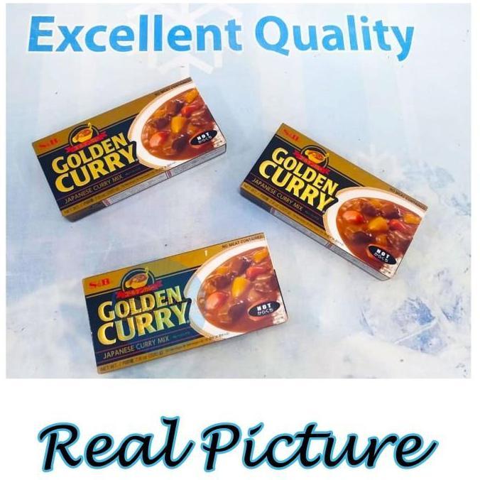 PBB] S&B Golden Curry Hot 220gr | Bumbu Kare Jepang Pedas | Japanese Curry Roux | Bumbu Kari Jepang 