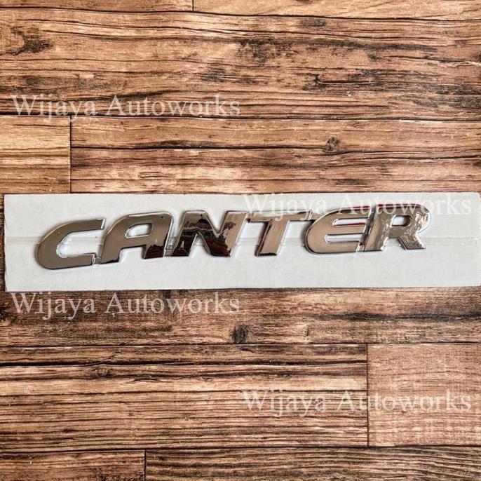 EMBLEM CANTER CHROME EMBLEM MOBIL CANTER BARU
