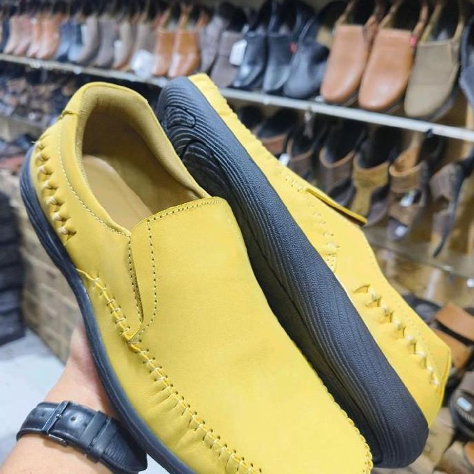 Sepatu Pria Kulit Asli Kekinian Terbaru Termurah Flat Shoes Kasual