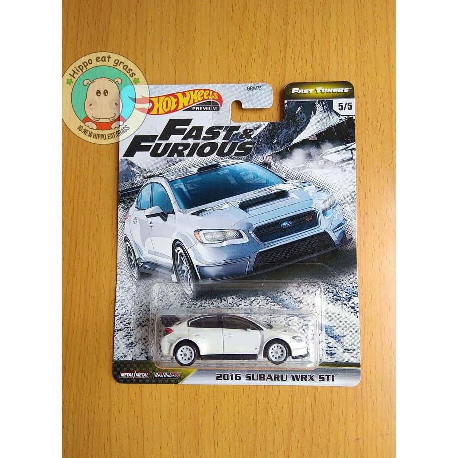 Hot Wheels Hotwheels Fast & Furious Fast Tuners 2016 Subaru WRX STI