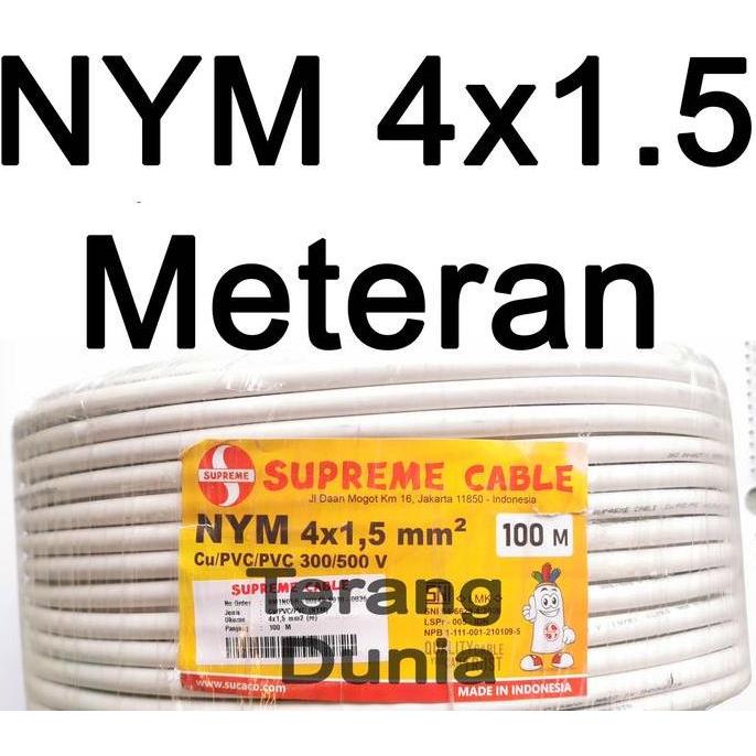 Ricita- Kabel Nym 4X1.5 Supreme Kabel Supreme Nym Kabel Tunggal 4X1.5 Supreme