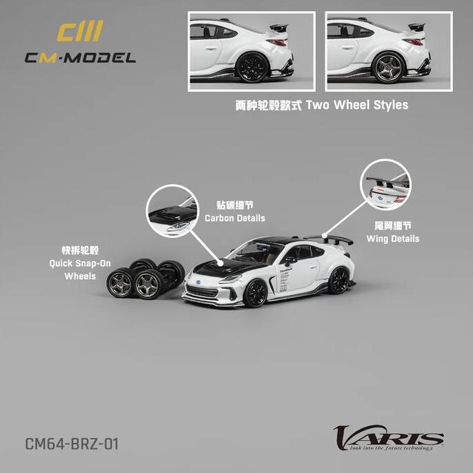 CM64-BRZ-01 CM Model 1/64 Subaru BRZ Varis BRZ Arising 1 Diecast Mobil