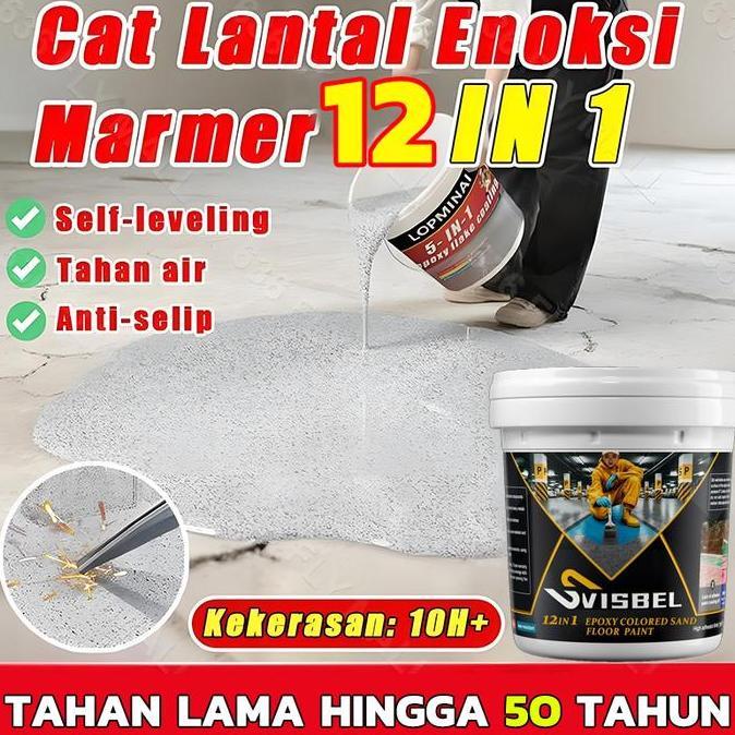 Cat lantai epoxy pasir Pasir epoxy lantai Tahan air Tahan aus Tahan gores Umum untuk dalam ruangan l