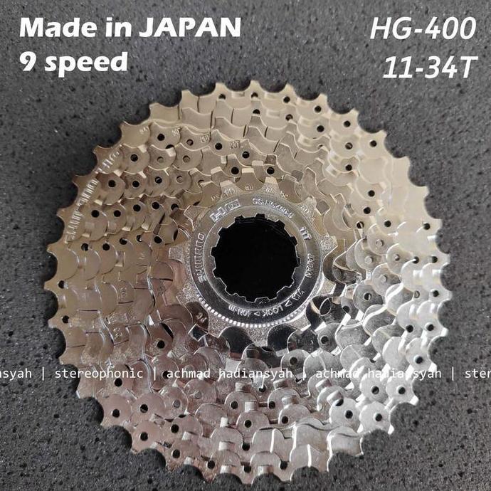 11-34T Sprocket 9 speed HG-400 11-34T Cassette 9sp Cassette 9 speed