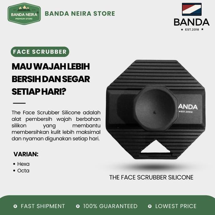 The Face Scrubber Silicone / Alat Cuci Muka by BANDA BRUSHES