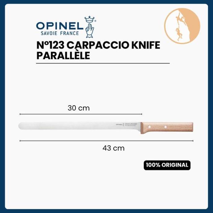 Opinel N123 Carpaccio knife Parallle - Pisau Dapur - Pisau Opinel