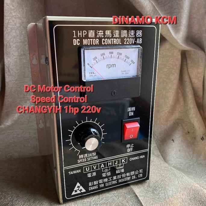 Promo Chang Yih Dc Motor Control 1Hp - Speed Control Changyih - 200/220V Ab - Stepless Speed Control