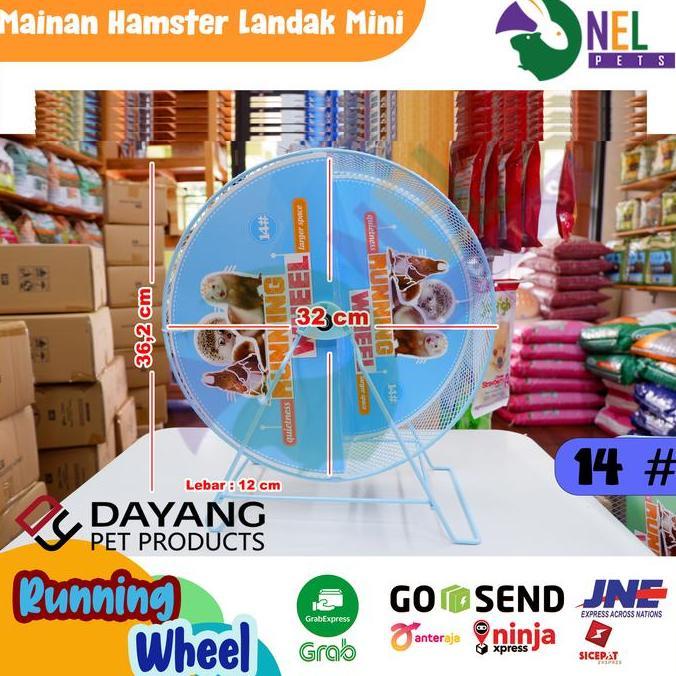RUNNING WHEEL LANDAK MINI 33cm/JOGGING WHEEL LANDAK MINI FERRET DAYANG
